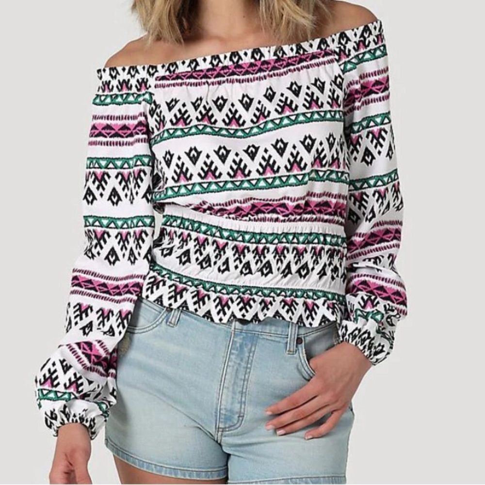 Wrangler Women’s Off The Shoulder  Top - M - NWT